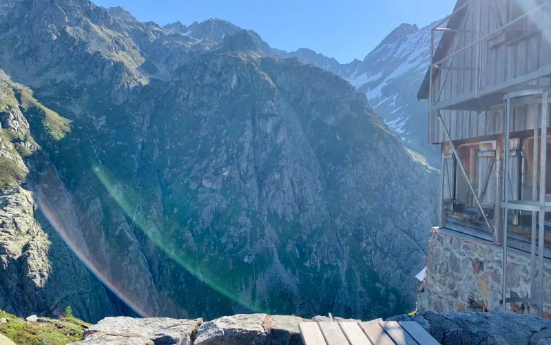 Linke Seite der Windeghütte